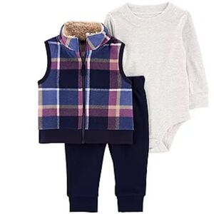 Carter’s Boy 3 Piece Pant Set Size NB